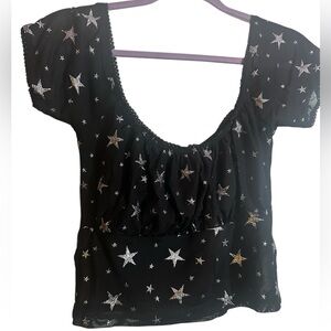 Dolls Kill Horoscopez star crop top!